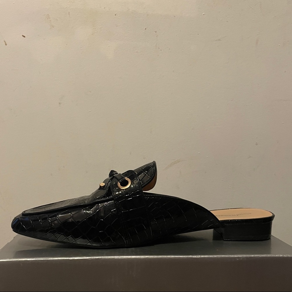 Patent leather croc size 13 ww cloud walkers loafers